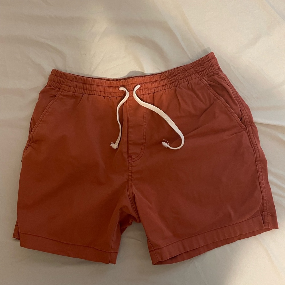 J Crew Red Stretch Chino Shorts size M